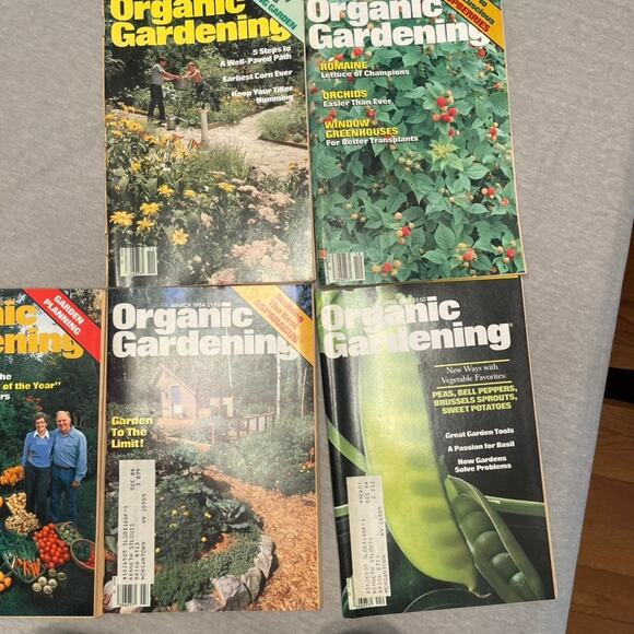 Vintage 1984 Organic Gardening Magazines Full Year Jan-Dec Bundle Prop - Picture 2 of 4
